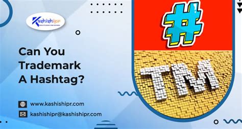 can you trademark a hashtag.